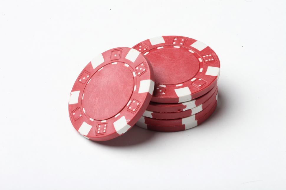 Free Image of Red Poker Chips 