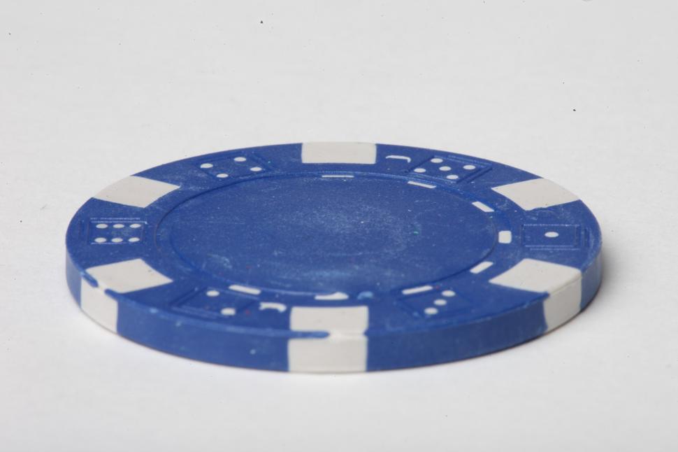 Free Image of Blue Poker Chips 