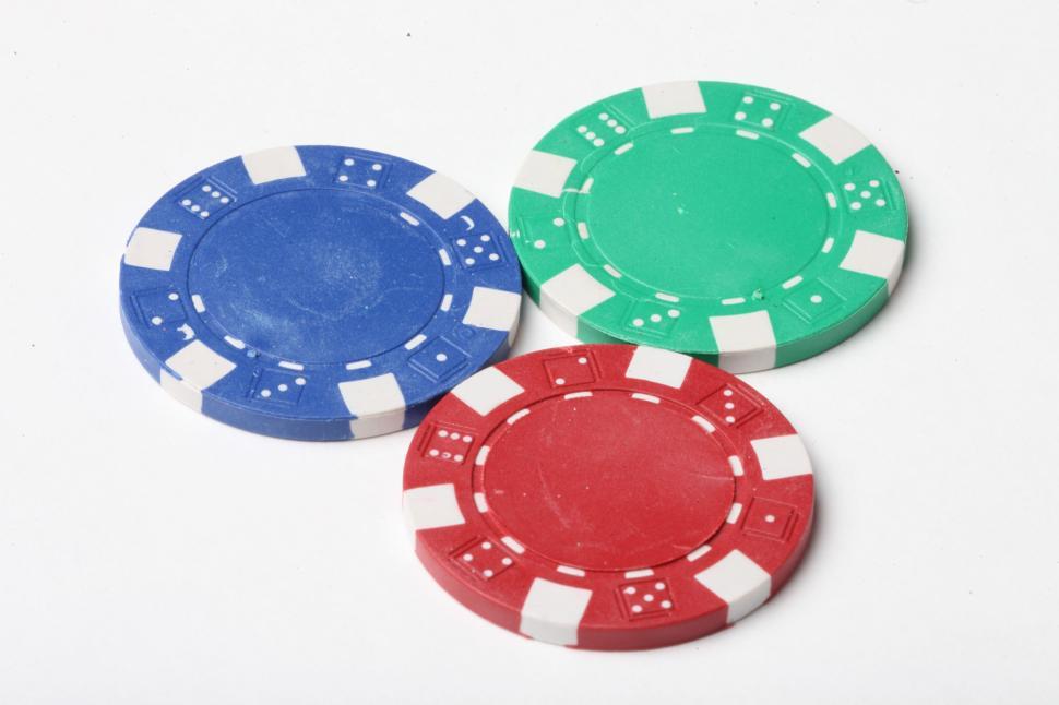Free Image of Poker Chip Stacks 
