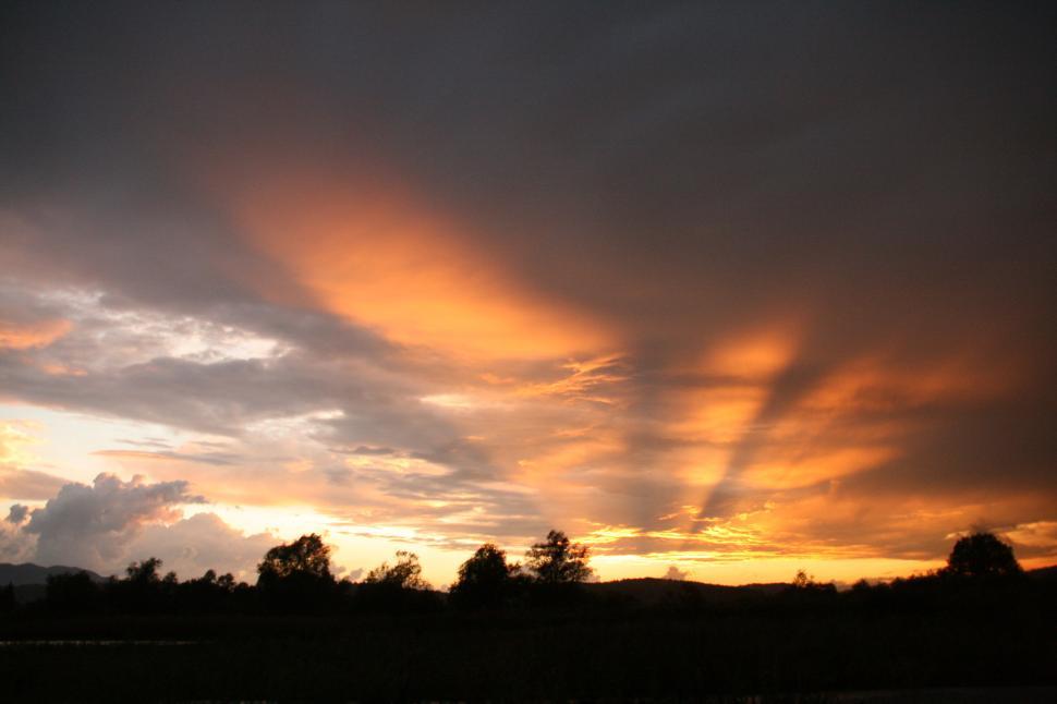 Free Image of Evening after a storm 