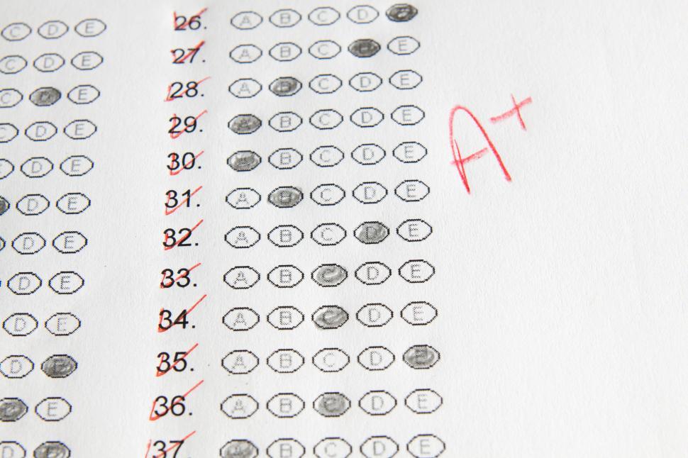 Free Image of School test 