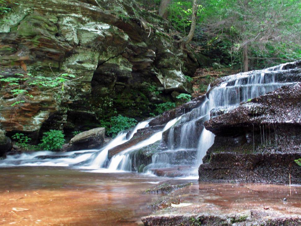 Free Image of Cascades at Ricketts Glen State Park, PA 