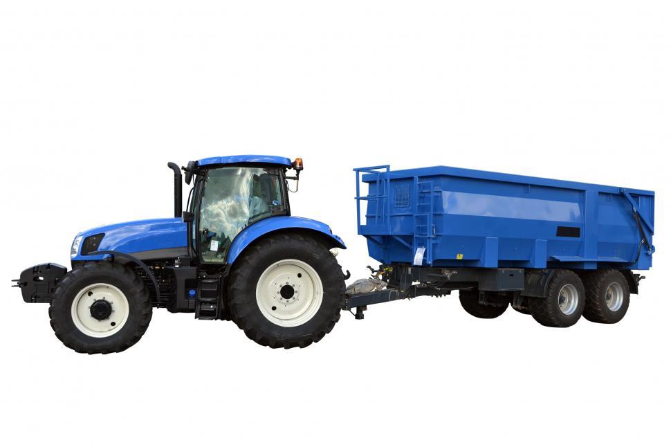 Free Image of Tractor with trailer 