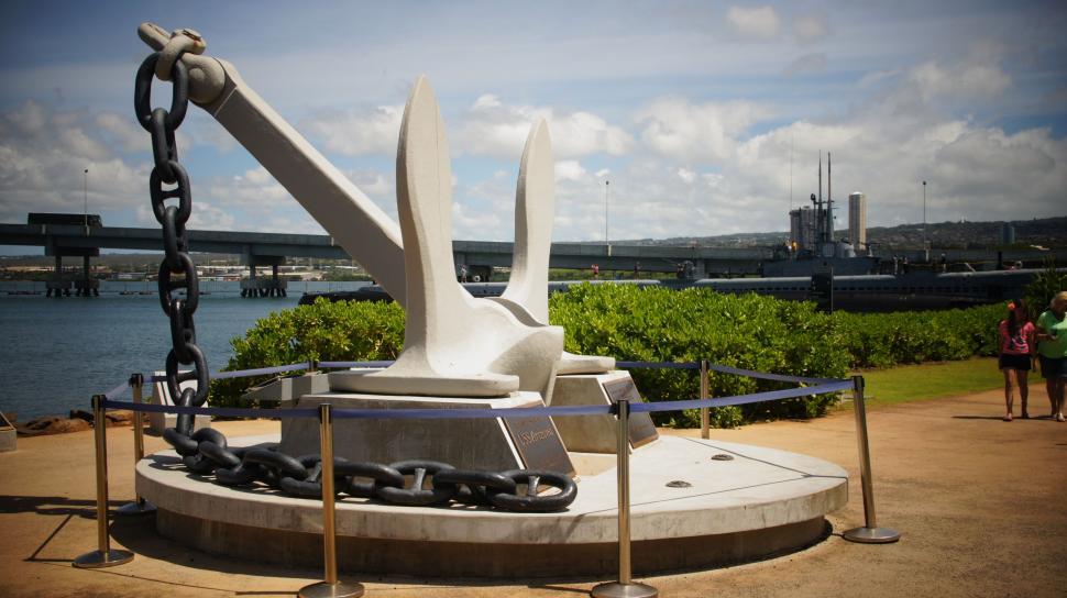 Free Image of USS Arizona Anchor 