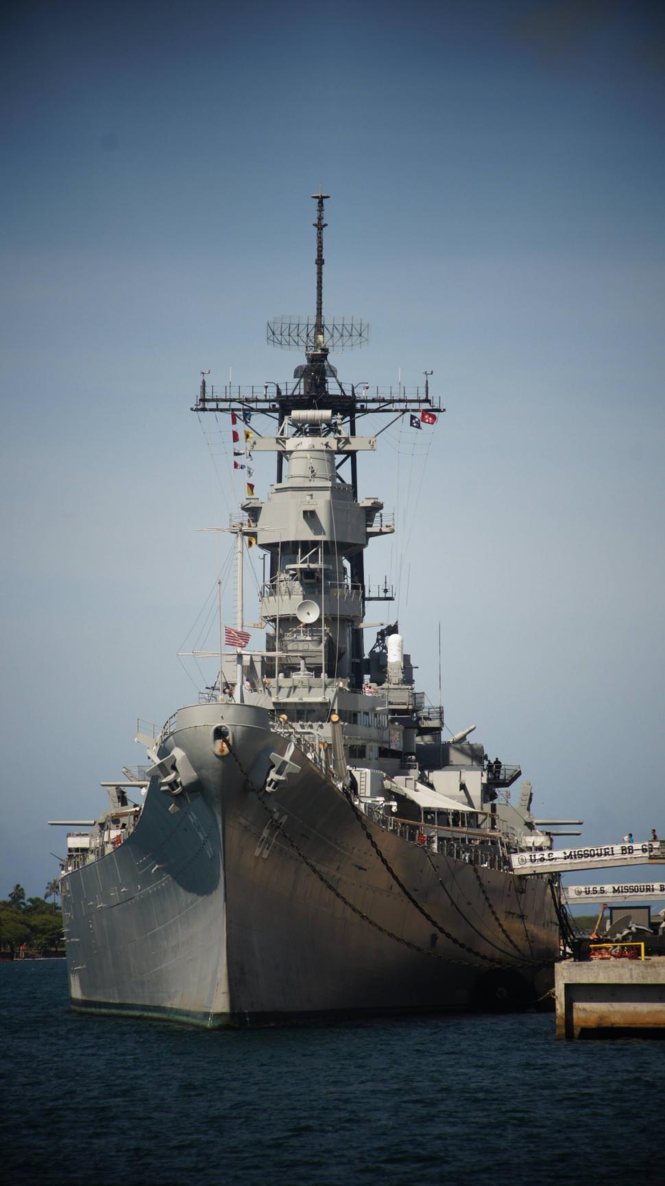 Free Image of Naval Battleship 