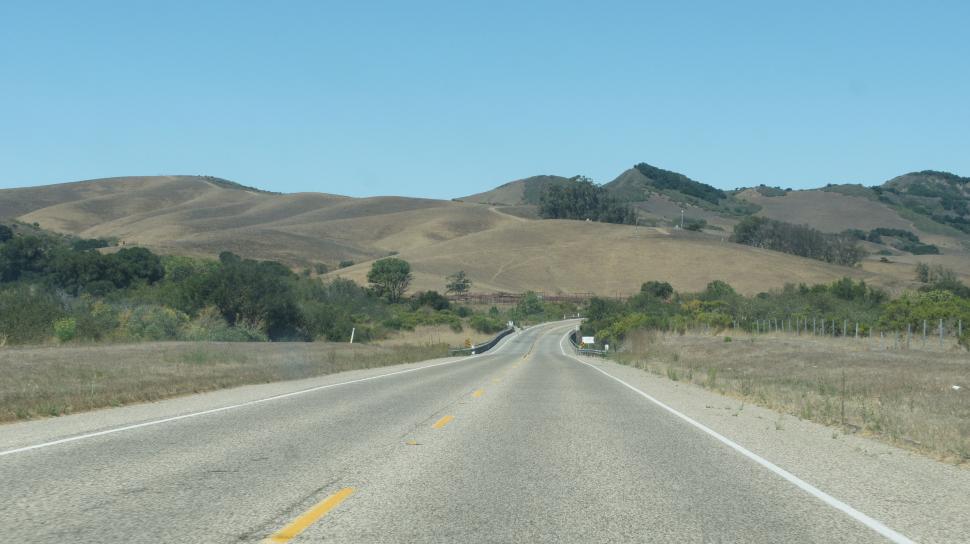 Free Image of California Pacific Coastal Highway Mountains 