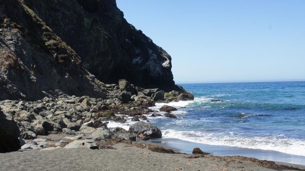 Free Image of Big Sur Rocky Coast 