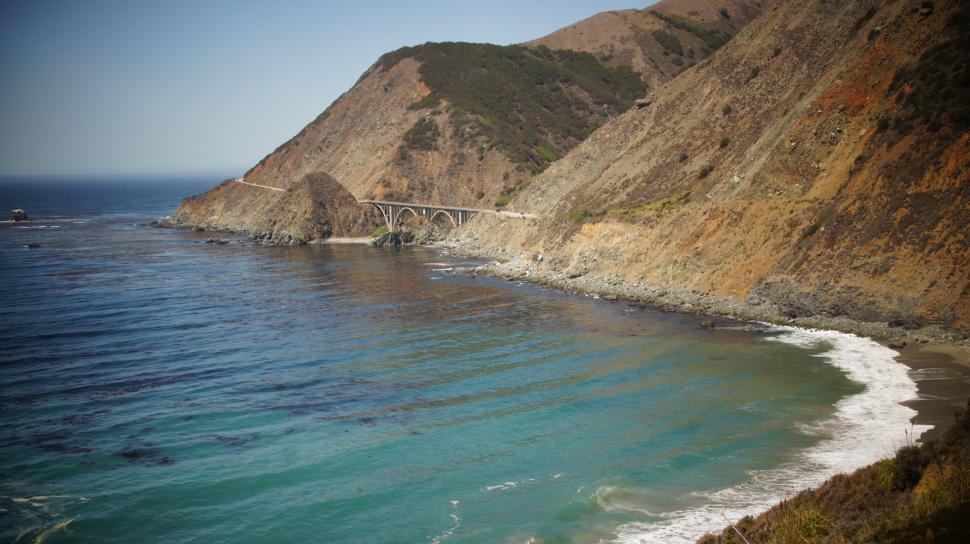 Free Image of Big Sur Bridge 