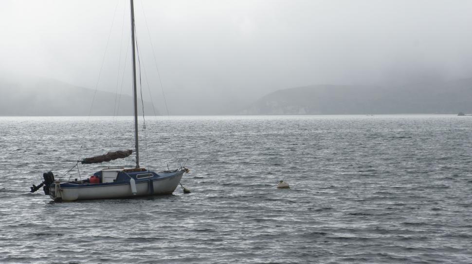 Free Image of Mysterious Foggy Island 