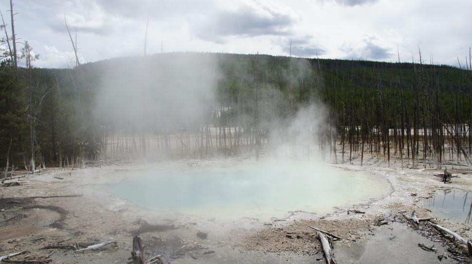 Free Image of Yellowstone Hot Springs 