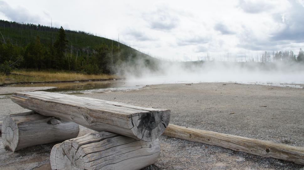 Free Image of Yellowstone Hot Springs 