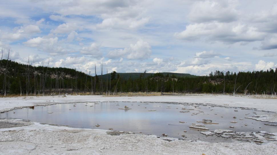 Free Image of Yellowstone Hot Springs 
