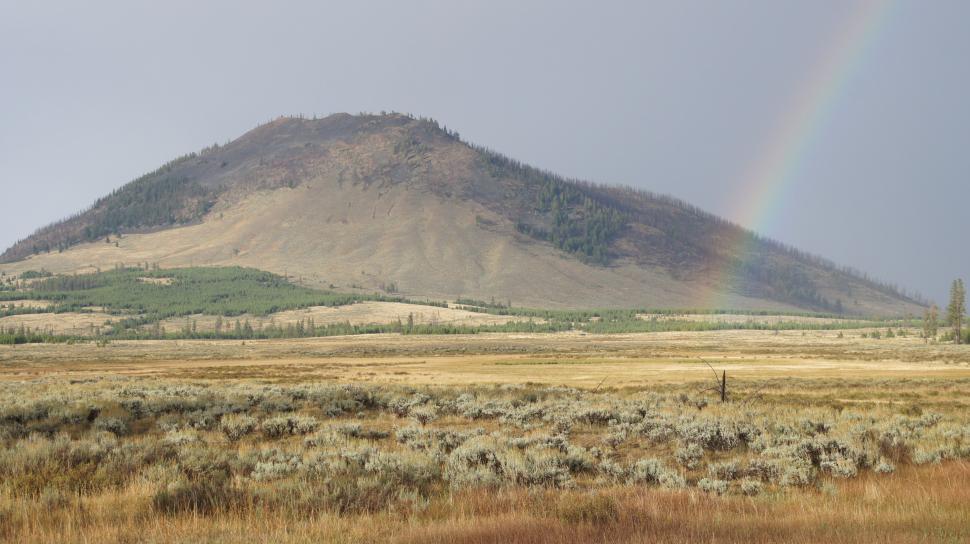 Free Image of Rainbow in Yellowstone 