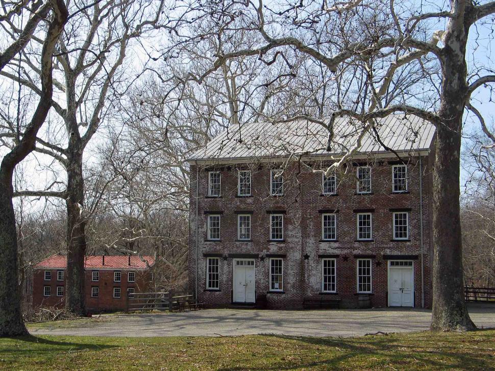 Free Image of Colonial Buildings in Allaire Village 