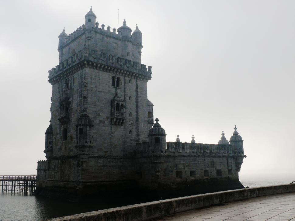 Free Image of Belem Tower - Torre de Belem - Lisbon - Portugal 