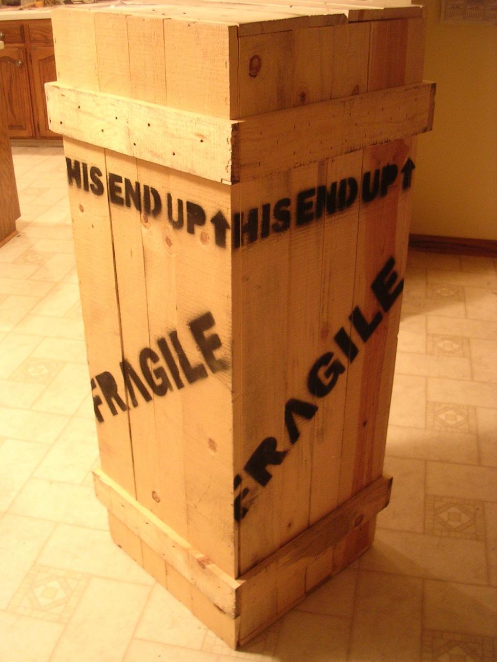 Free Image of Crate containing Leg Lamp 