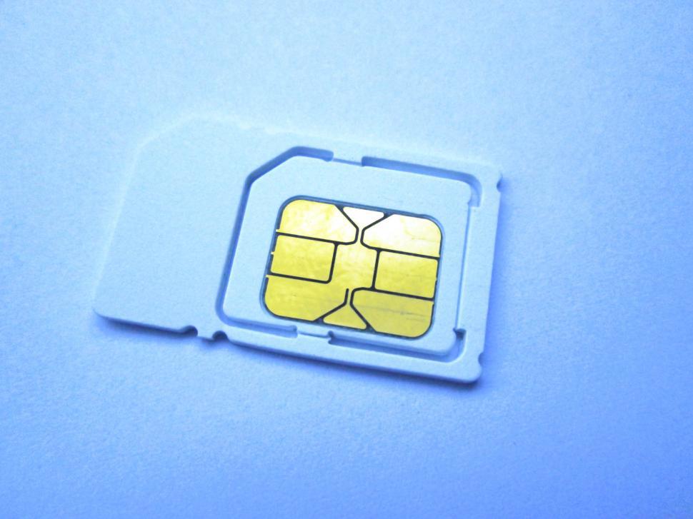 Free Image of Sim Card 