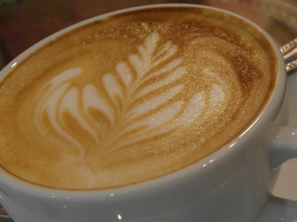 Free Image of Coffee Art Patterns 