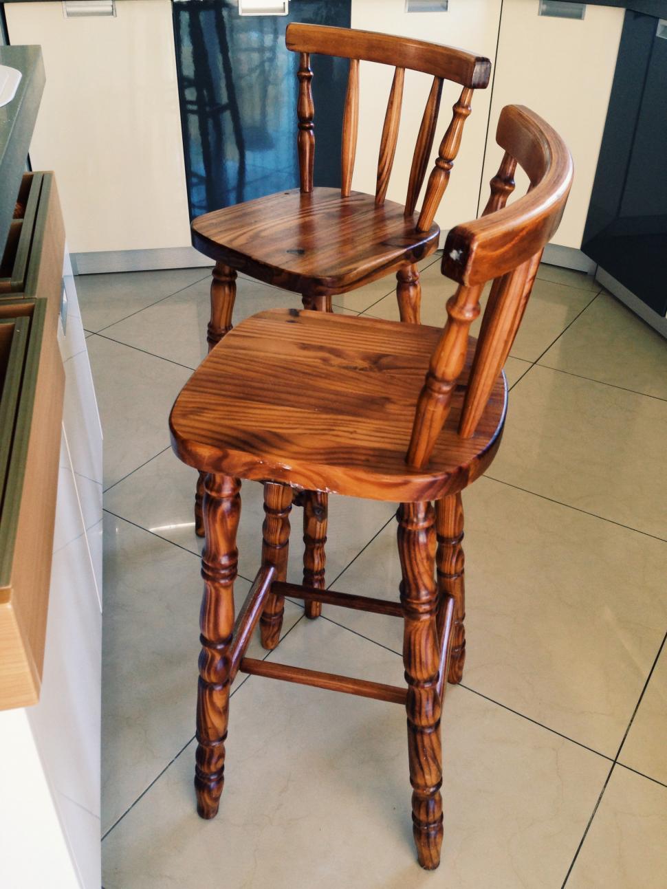 Free Image of Vintage wooden chairs 
