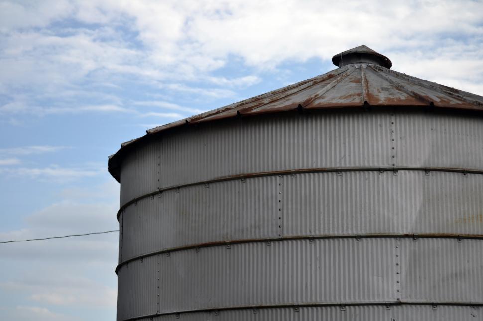 Free Image of Grain Bin 