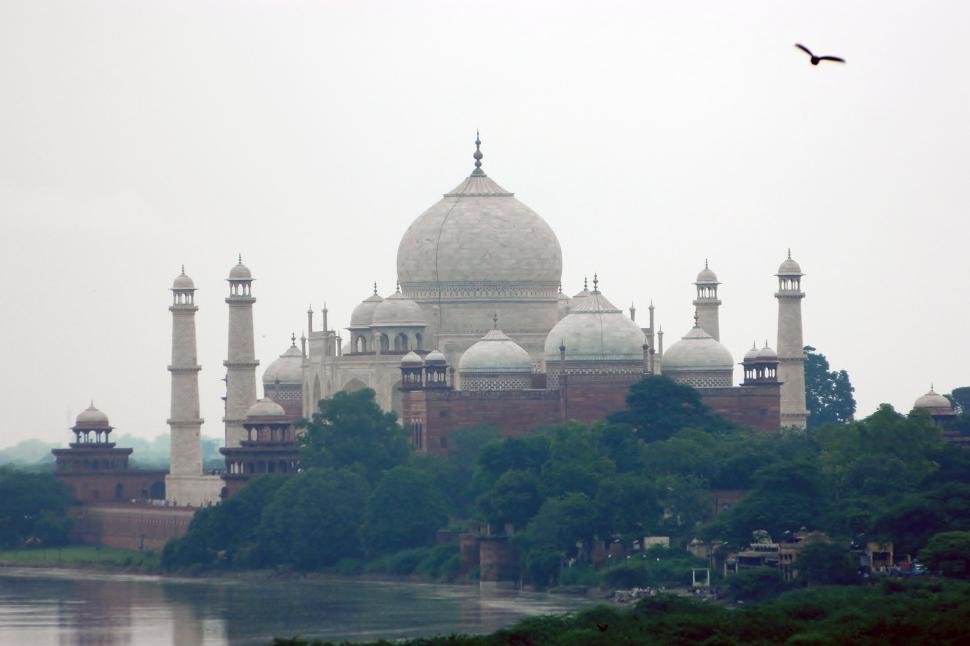 Free Image of TajMahal Back View 