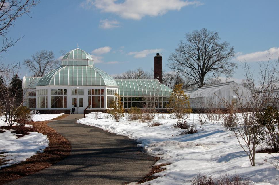 Free Image of Greenhouse in Winter 