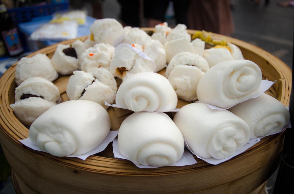 Free Image of Steamed Stuff Bun 