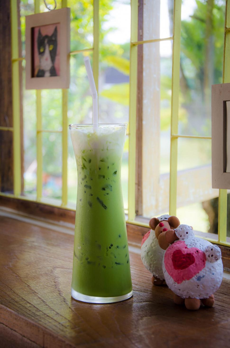 Free Image of Green Ice Tea 
