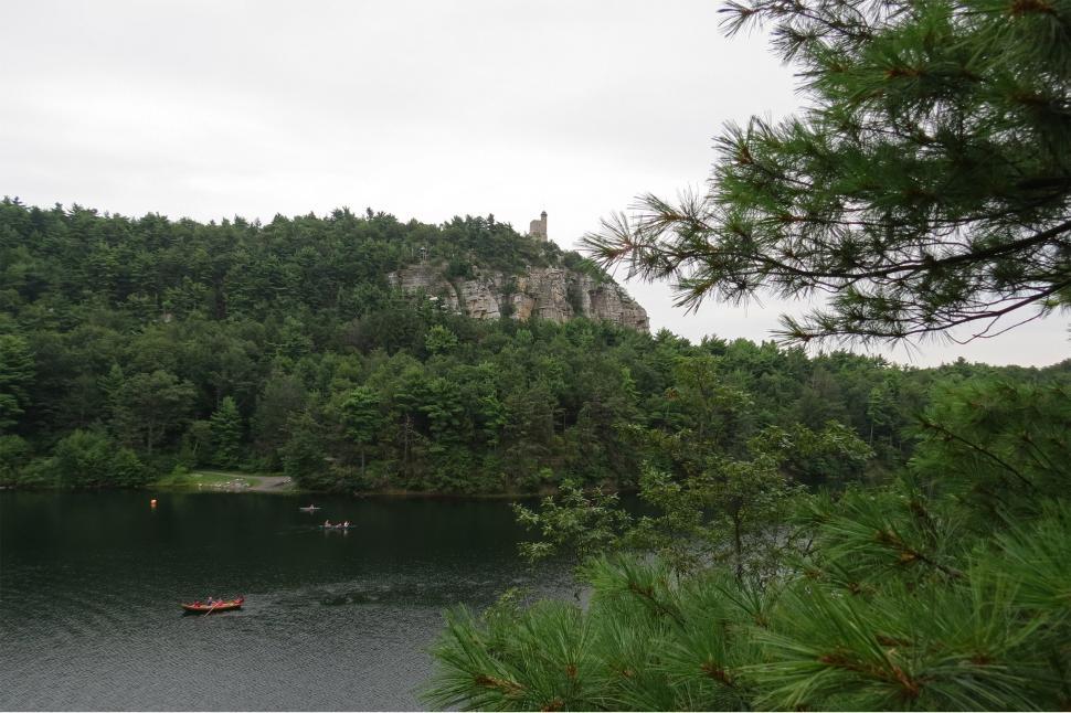 Free Image of Rowboats on Mohonk Lake 