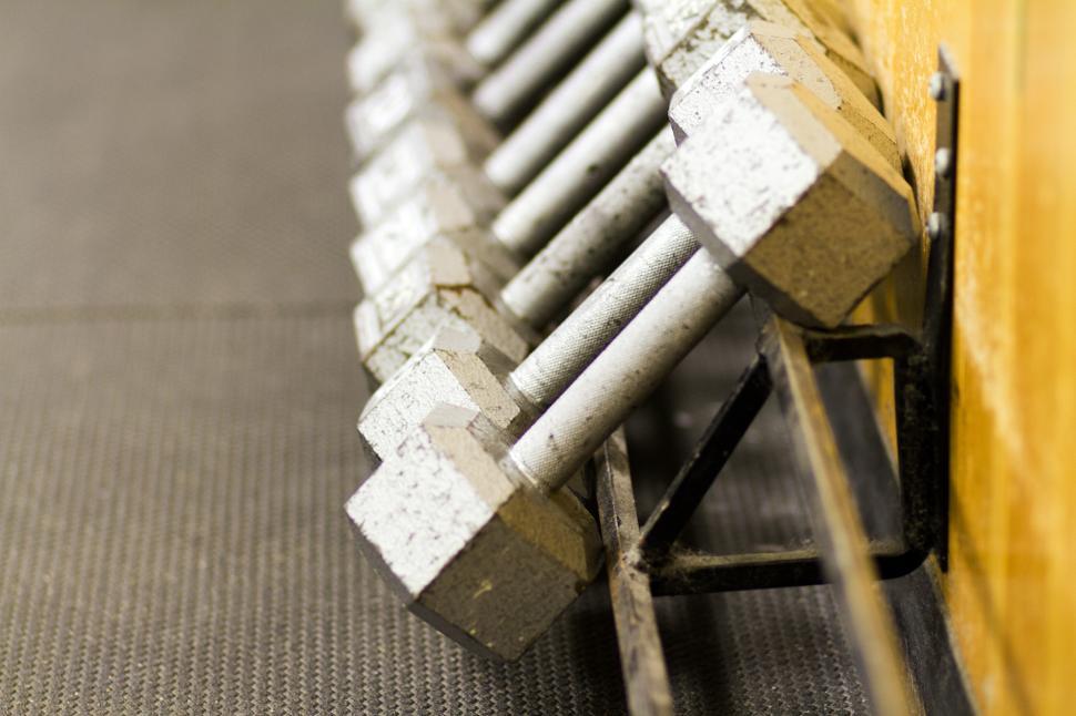 Free Image of Weight training 