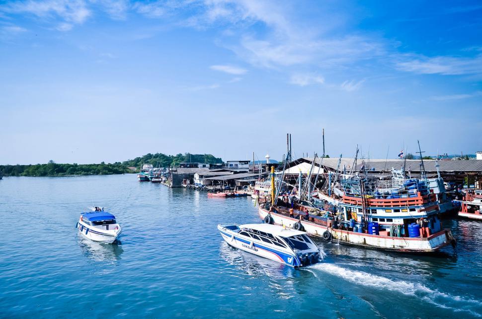 Free Image of On the boat 