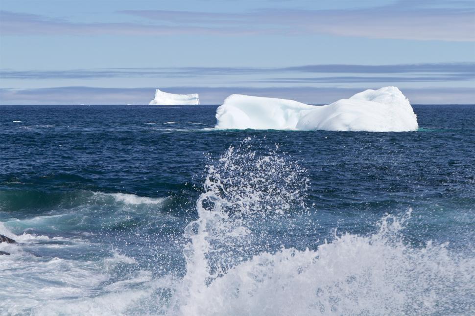 Free Image of Icebergs 
