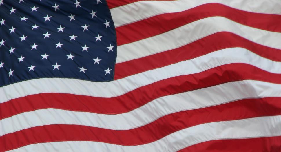 Free Image of Close-up Of An American Flag 