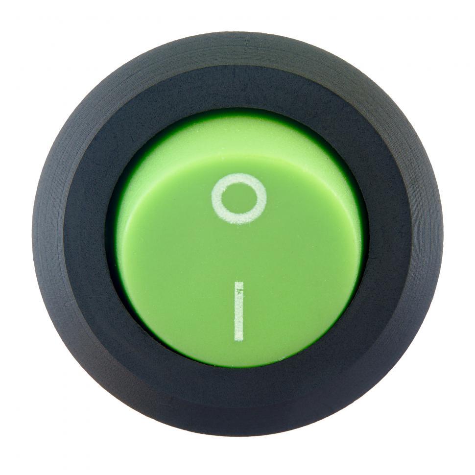 Free Image of Green power switch 