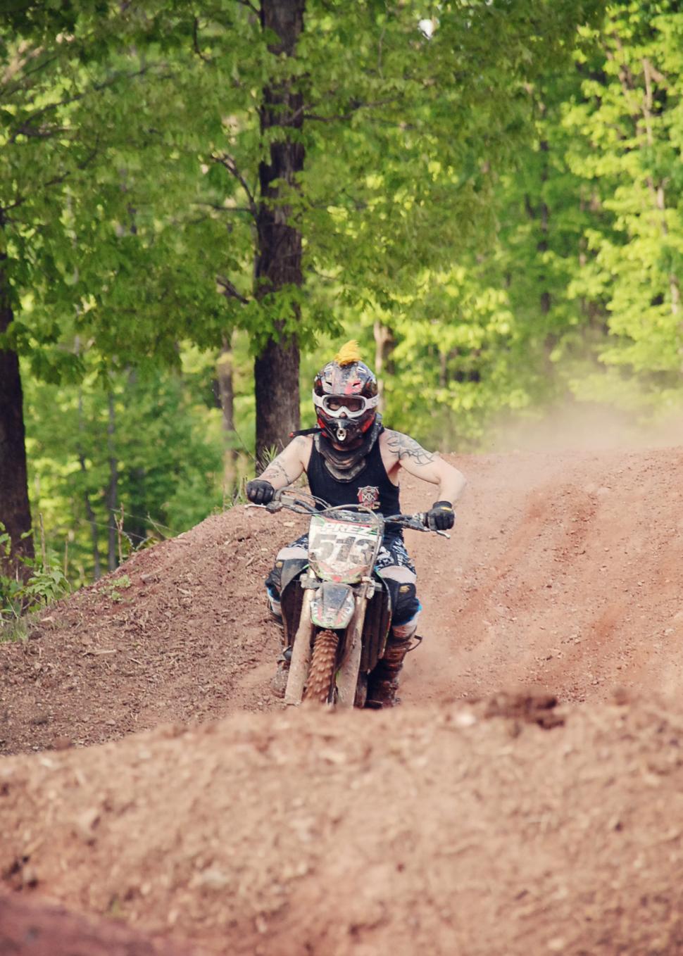 Free Image of Dirtbike Rider 