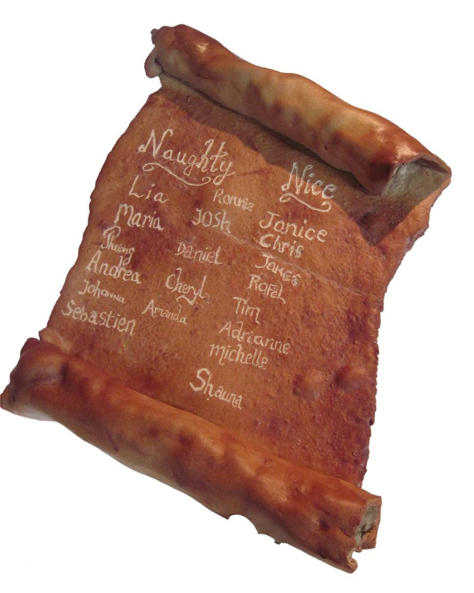 Free Image of Ginger Bread scroll 