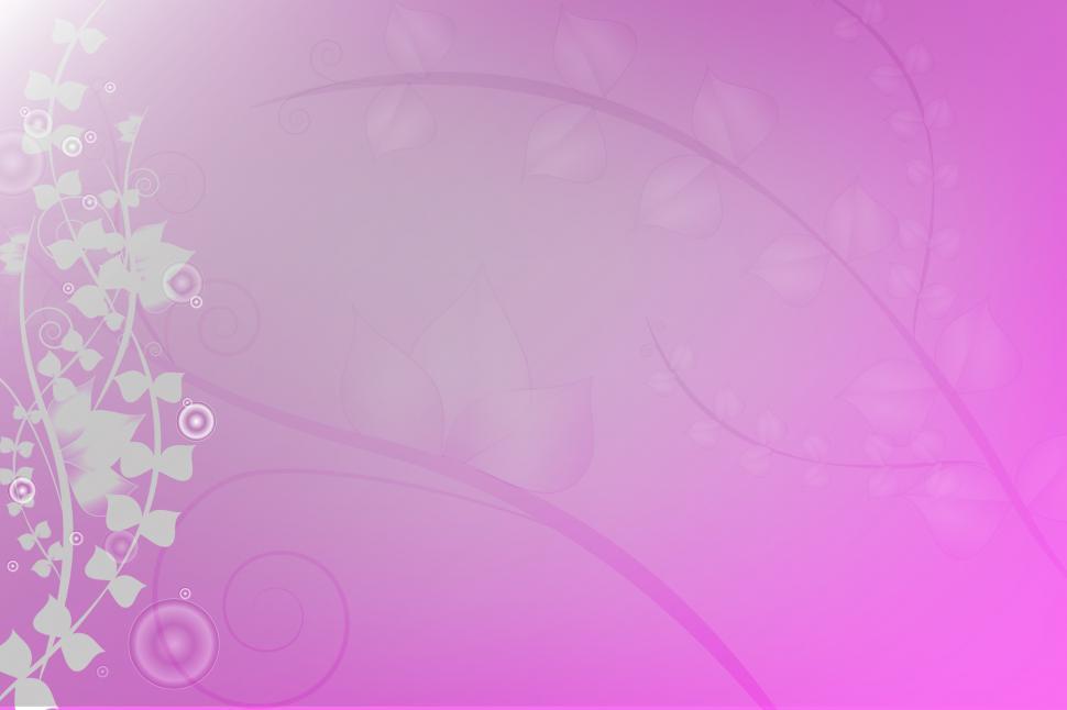 Free Image of Pink Floral Graphic Design 