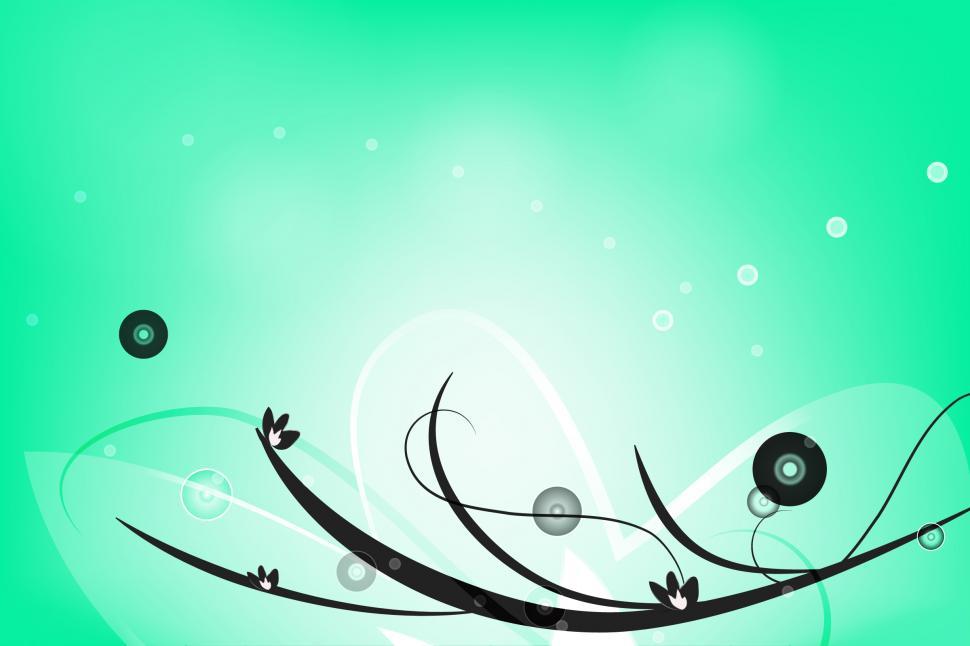 Free Image of Floral  Graphic Design 