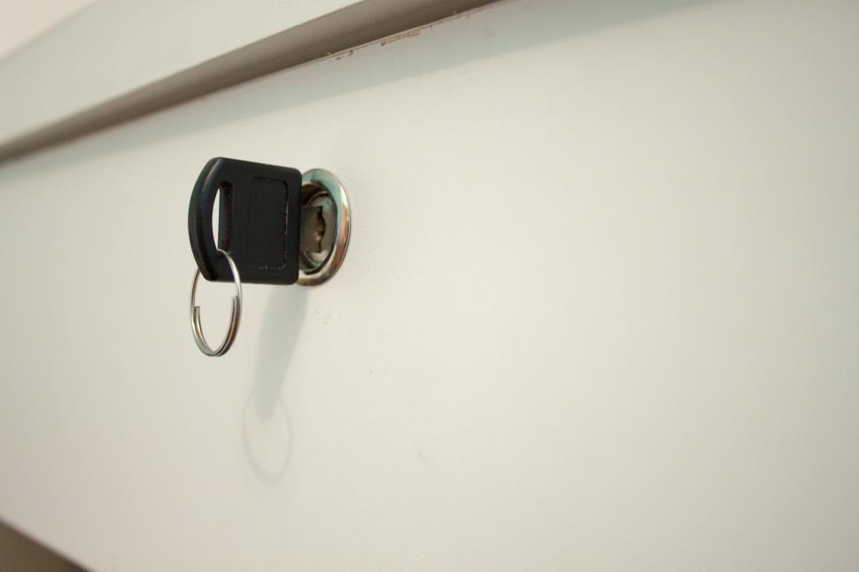Free Image of Key in Lock 