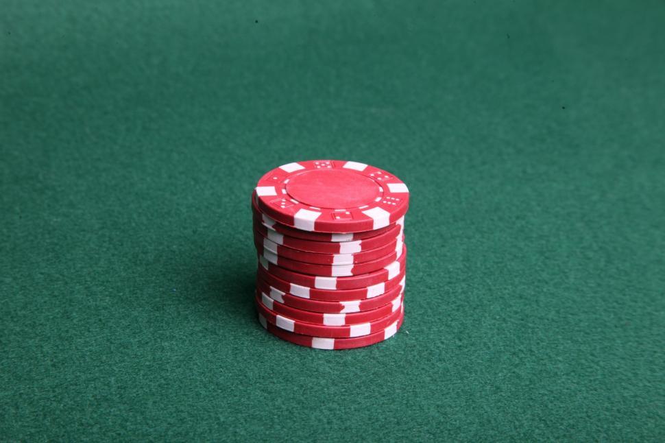 Free Image of Red Poker Chips 