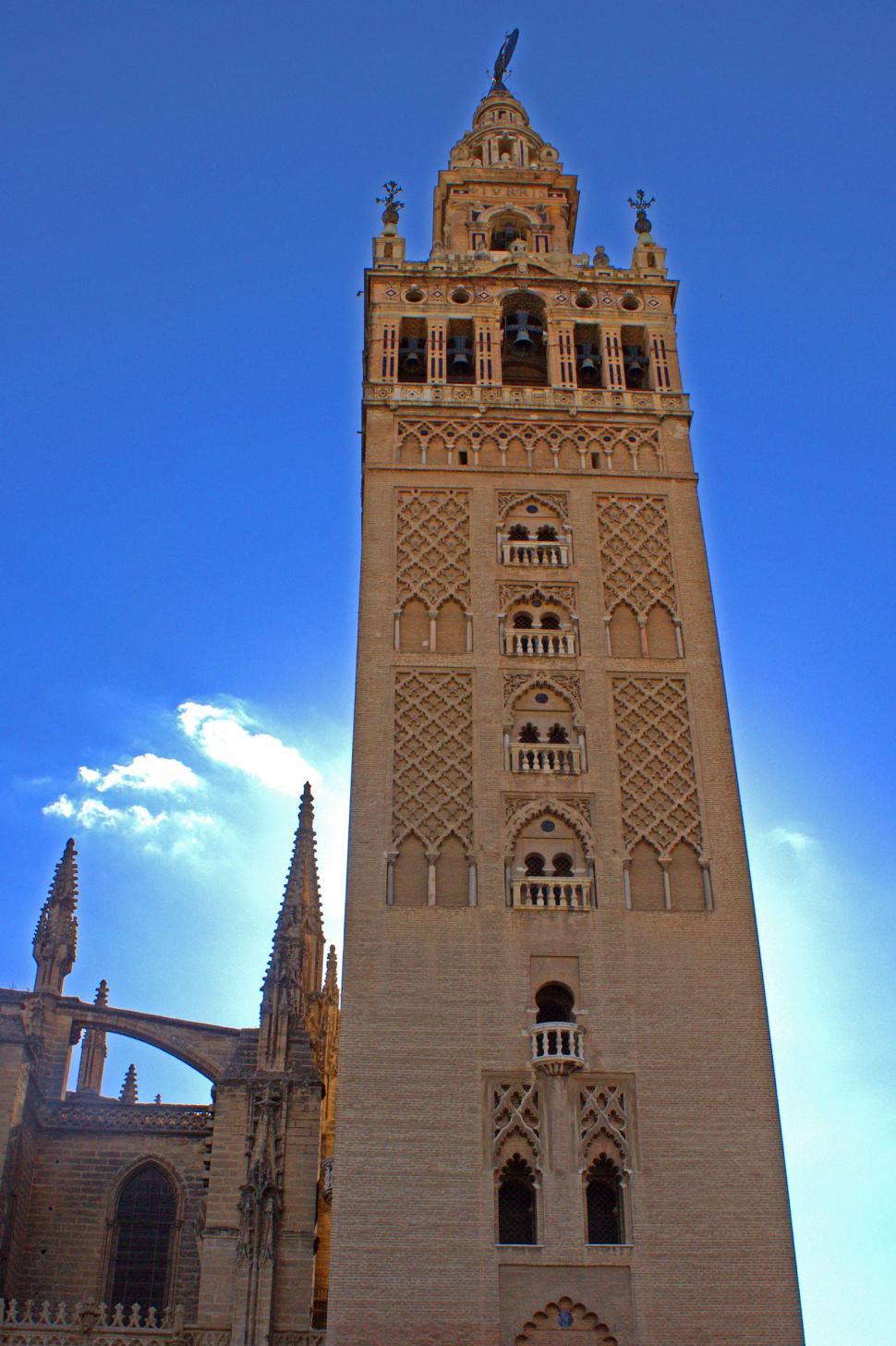 Free Image of La Giralda tower in Seville, Spain 