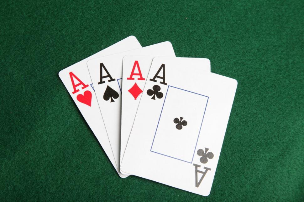 Free Image of  4 aces 
