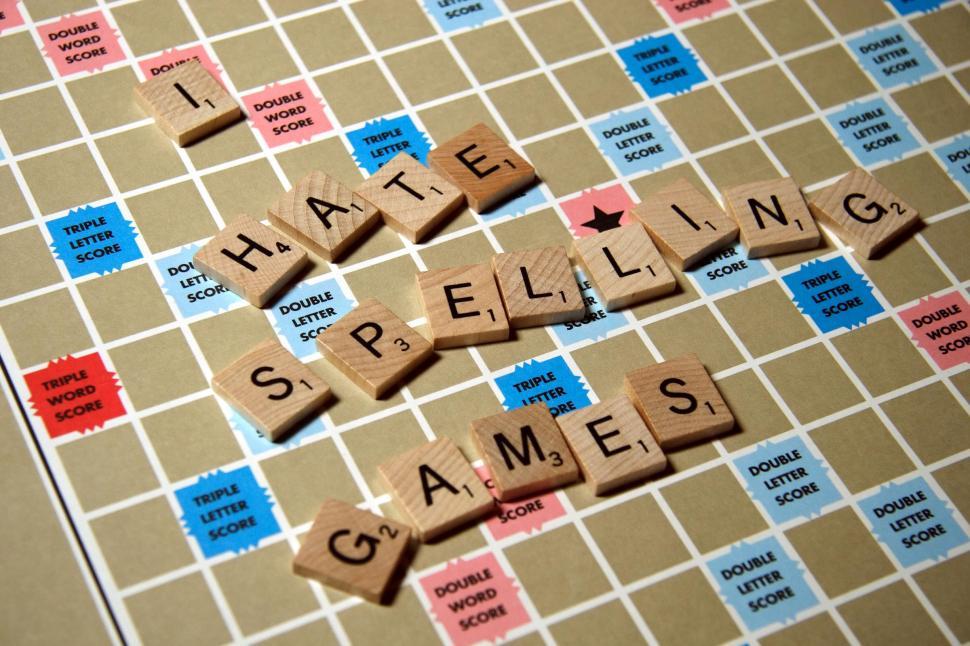 Free Image of I hate spelling games 