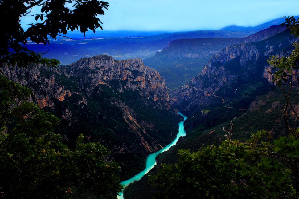 Free Image of Viewpoint over the Verdon River Gorge in Provence, France 