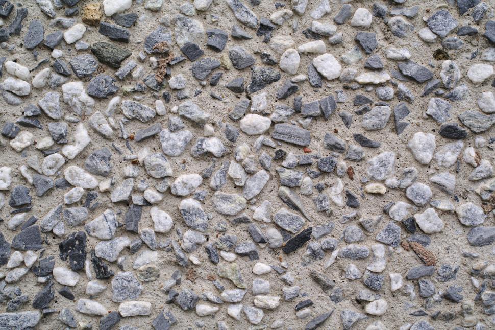 Free Image of Cemented gravel wall 