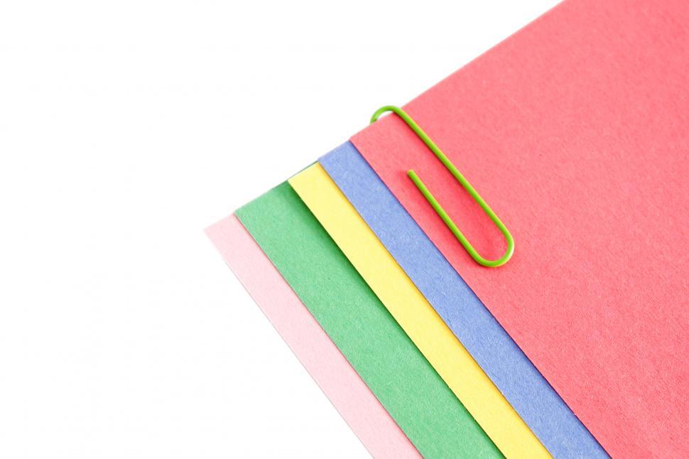 Free Image of Paper and Clip 