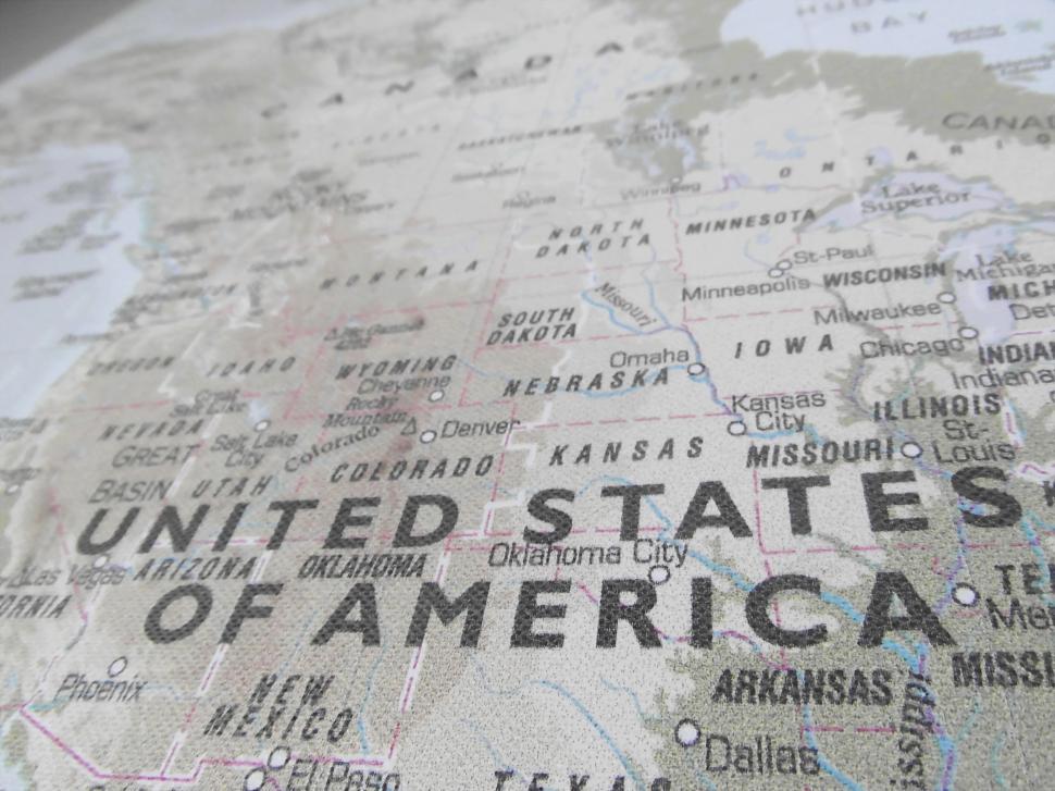 Free Image of United States of America USA Map 