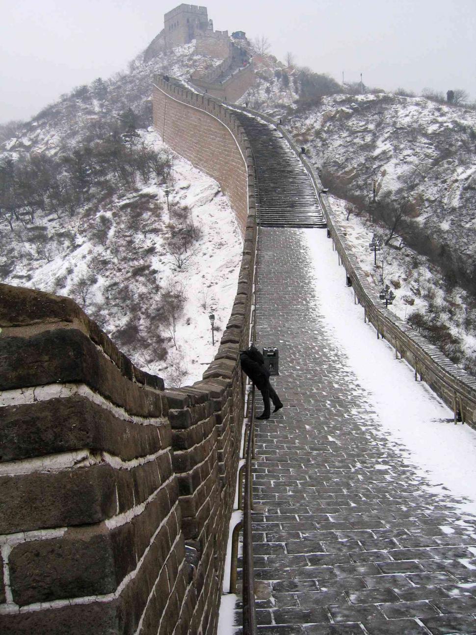 Free Image of Great Wall in winter 