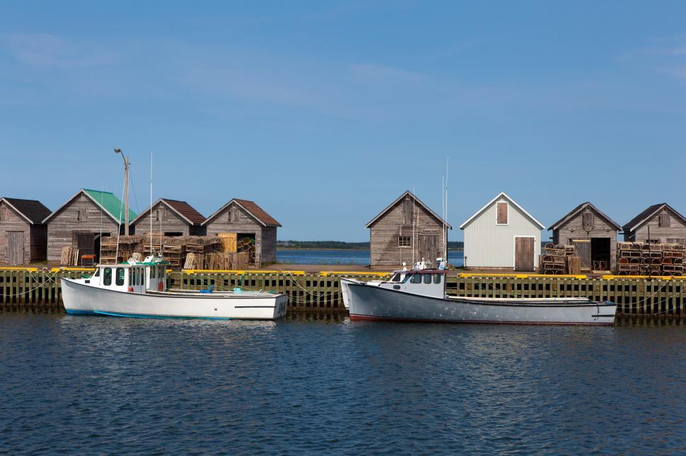 Free Image of Fishing Boats 