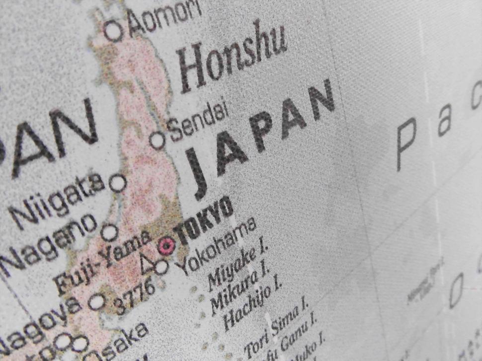 Free Image of Map of Japan 
